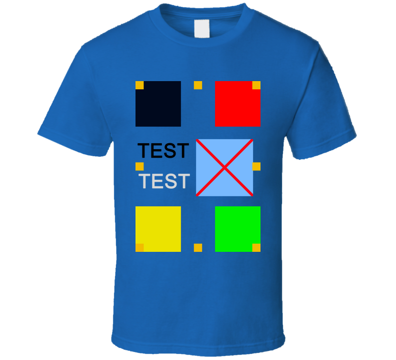 Royal Blue Test T Shirt