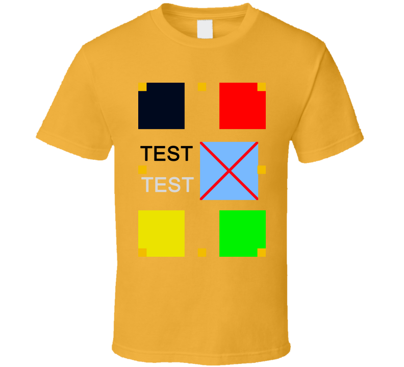 Front & Back Order Test T Shirt
